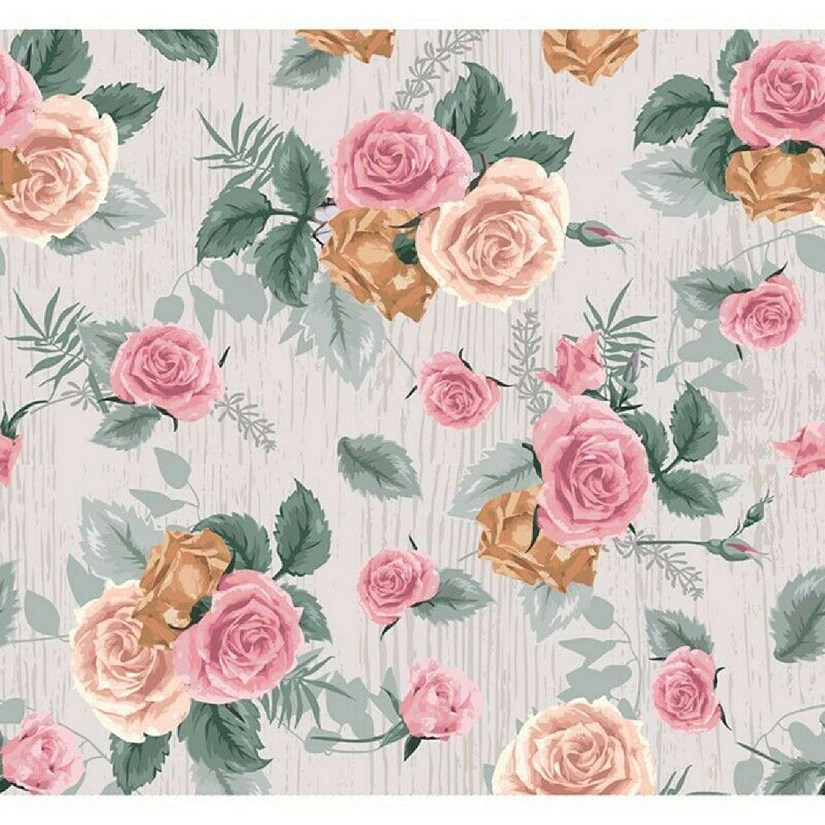 Floral Collection Beautiful Antique Roses Cotton Fabric by David Textiles Image
