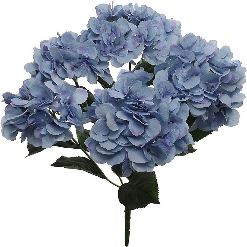 Floral Home Blue 21" Hydrangea Bush 1pc Image