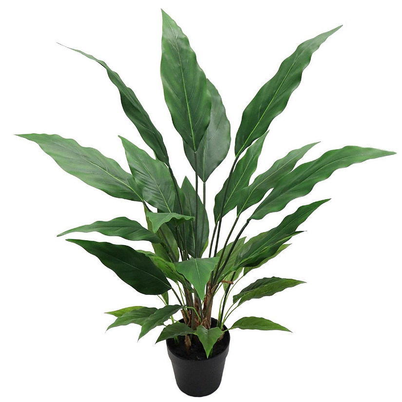 Floral Home Green 36" Artificial SPATHIPHYLLUM 1pc Image