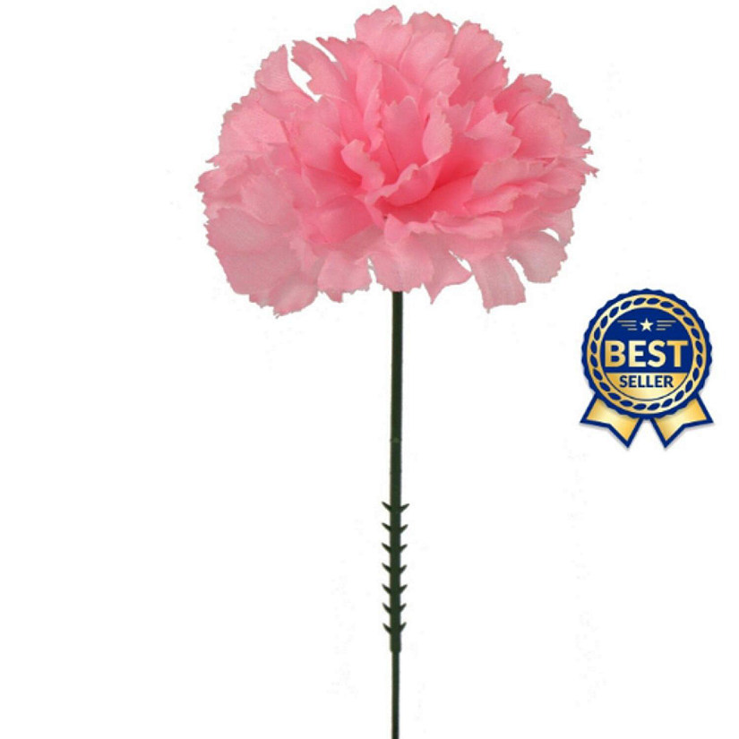 Floral Home Pink 5" Artificial Carnation 30pcs