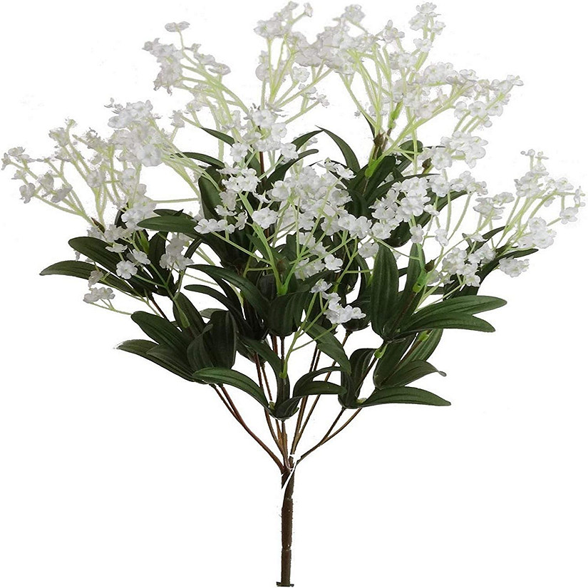 Floral Home  White 19" Silk Baby's Breath - 1 set Image