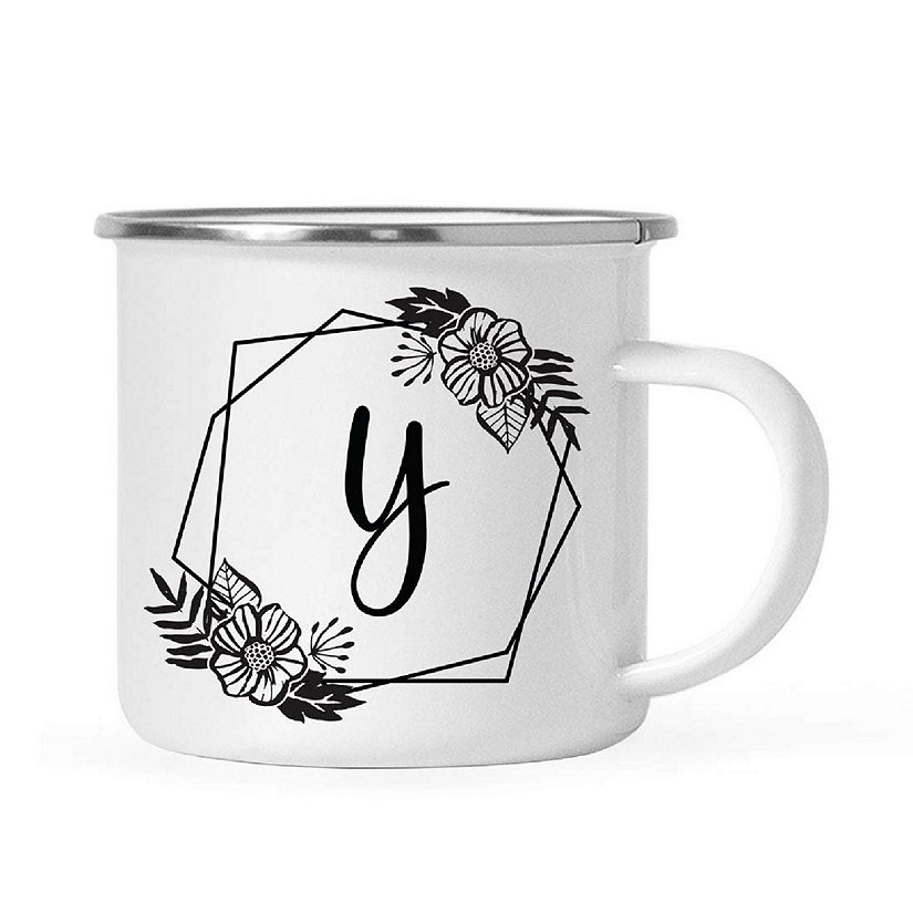 Floral Monogram Y 11oz Campfire Mug Image