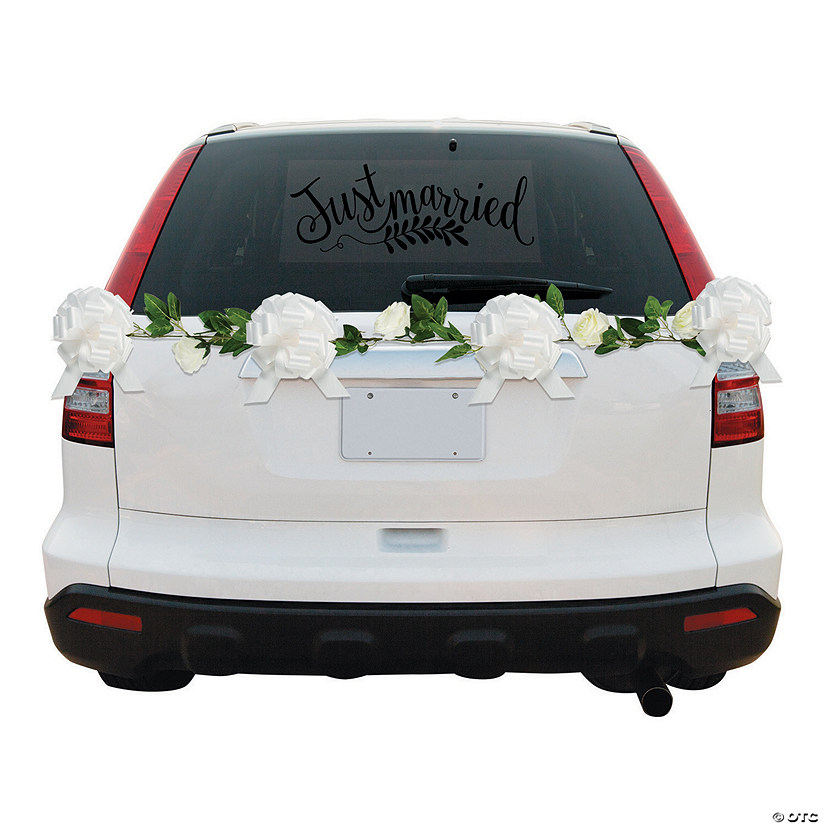 Floral Wedding Car Parade Decorating Kit Image