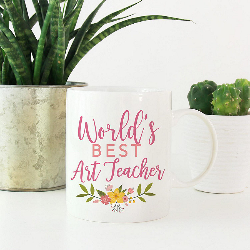 Floral World's Best Art Ceramic Mug Image