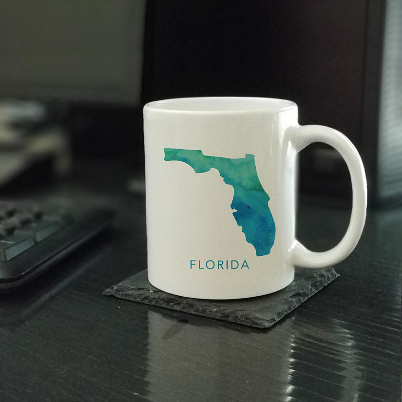Florida Aqua Blue Water Ceramic Mug Image