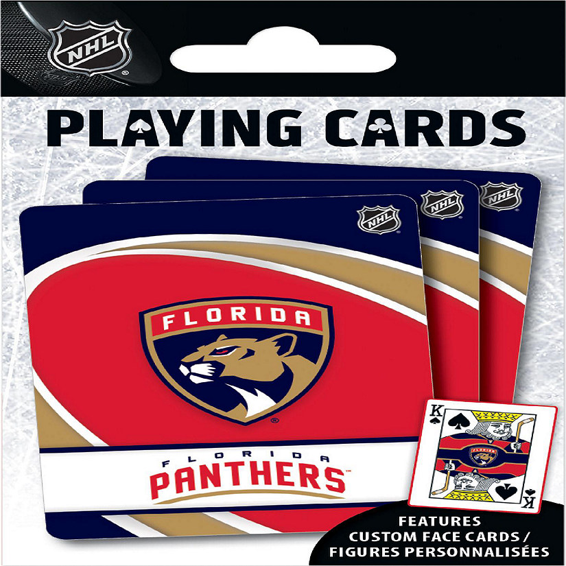 Florida Panthers Playing Cards - 54 Card Deck Image