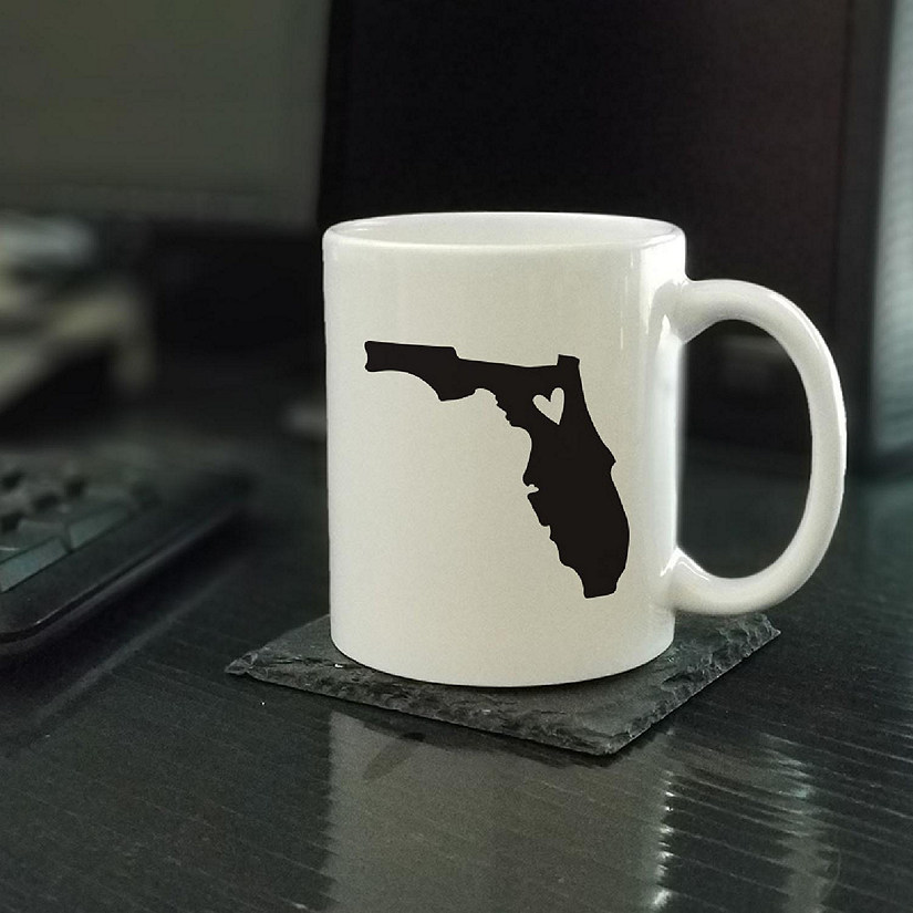 Florida State Heart Ceramic Mug Image
