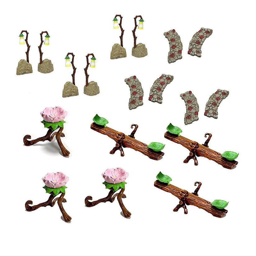 Flower Fairies Mixed Case Medium Accessories for Garden, Bulk Pack of 12 Image