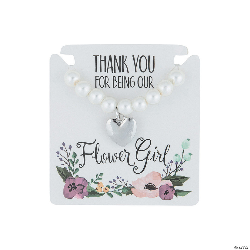 Flower Girl Pearl Bracelet Image