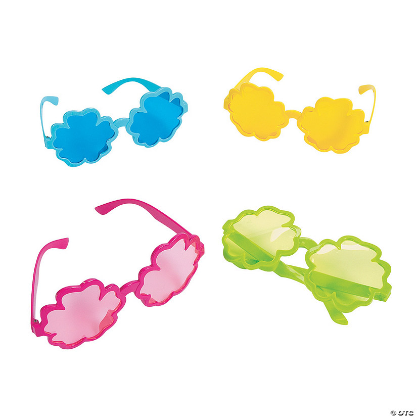 Flower-Shaped Color-Tinted Sunglasses - Discontinued