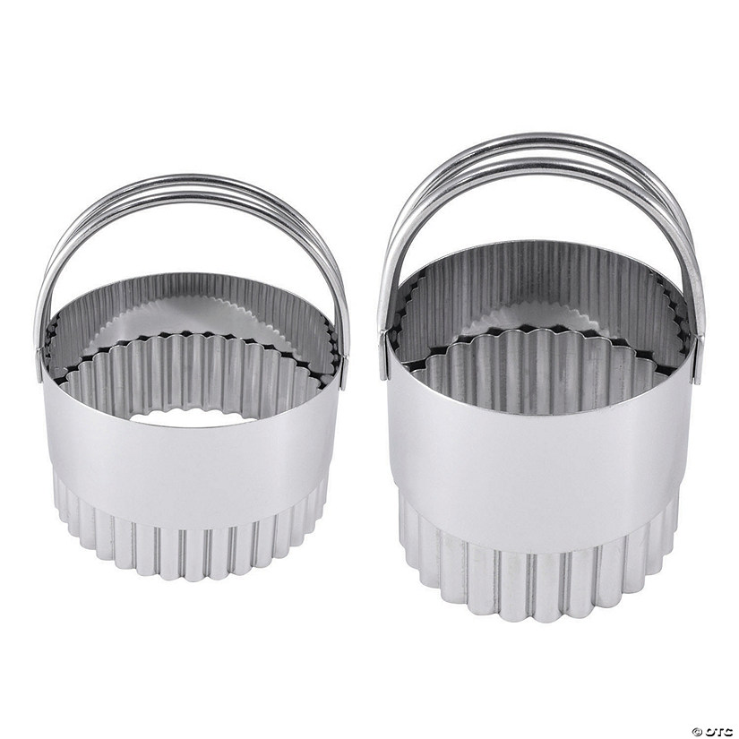 Fluted Biscuit Cutter 2 Piece Set Image