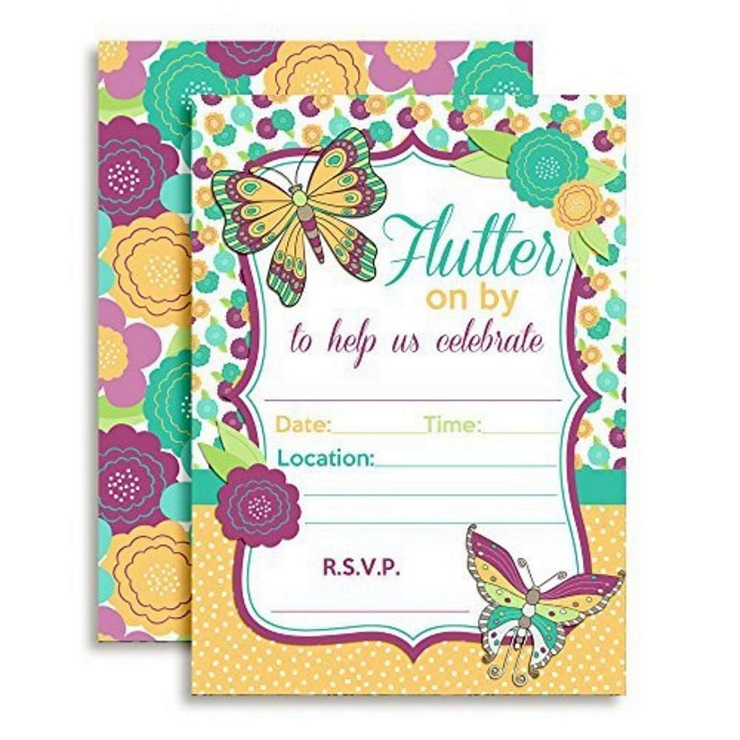 Flutter On By Invitations 40pc. by AmandaCreation Image