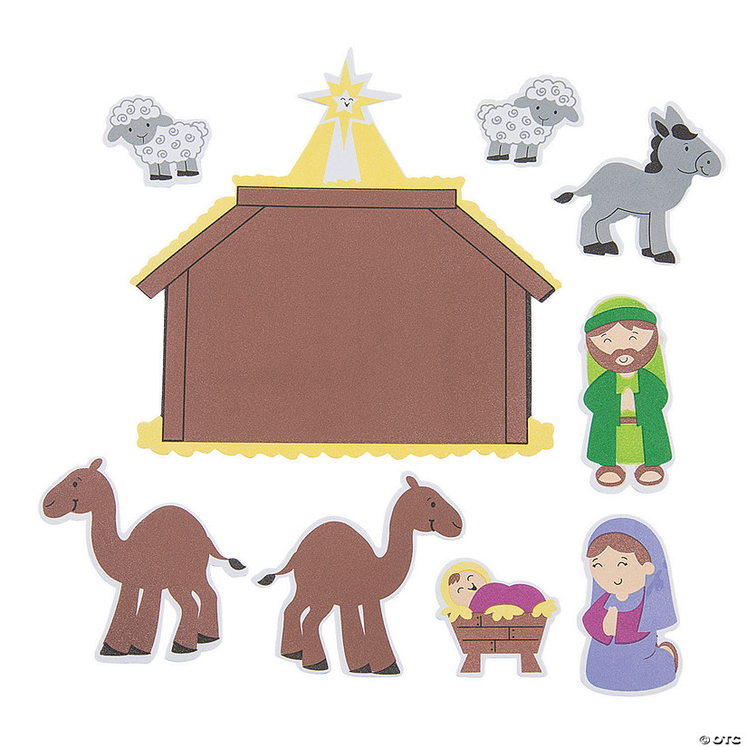 Foam Nativity Play Set Oriental Trading