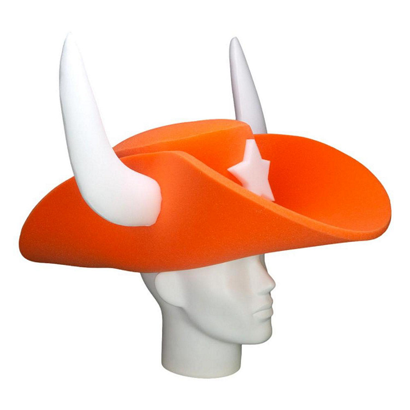 Foam Party Hats Long Horns Giant Cowboy hat - Photo Booth Prop - Party Favors -Halloween - Crazy Hat Day Image