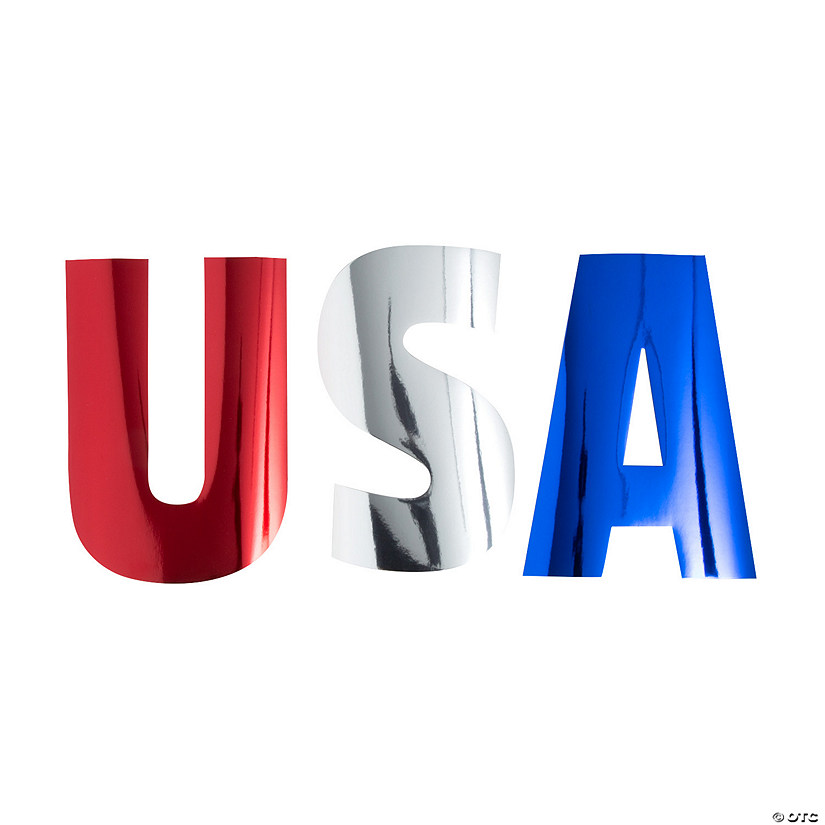 Foil USA Cutouts - 3 Pc. Image