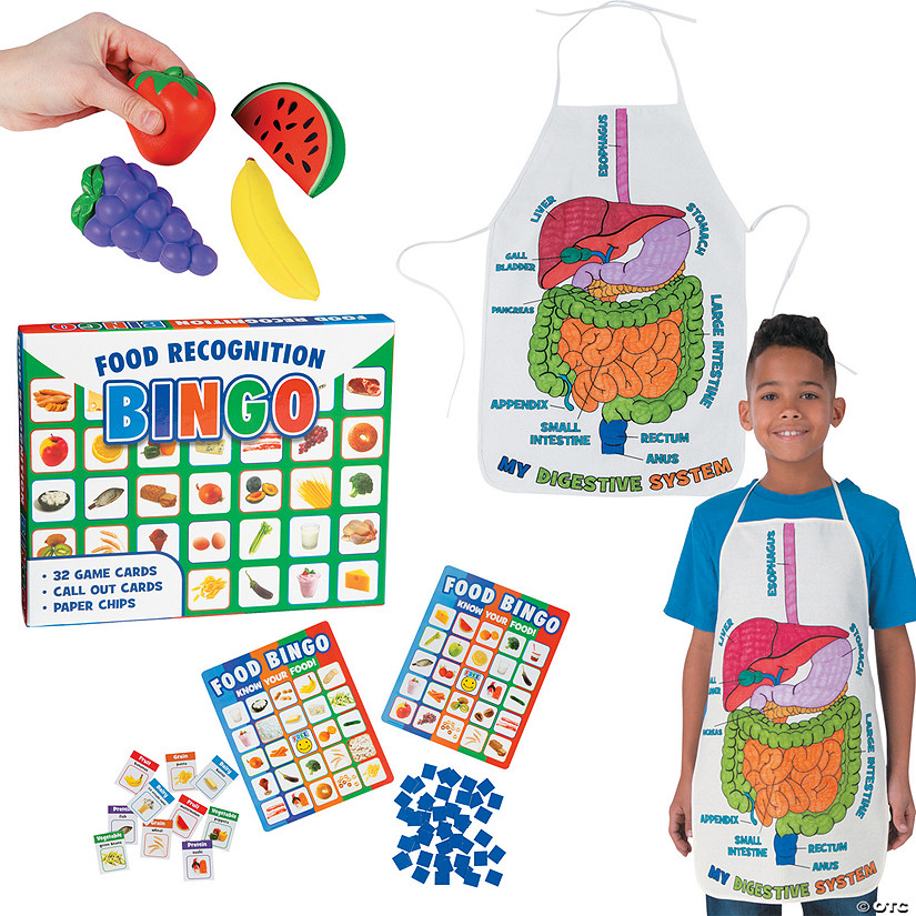 Food & the Digestive System Learning Kit for 12 Image