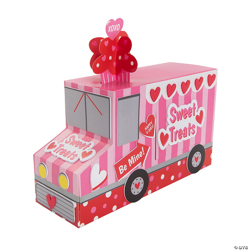 Food Truck Valentine Card Box Craft Kit - Makes 1 Image