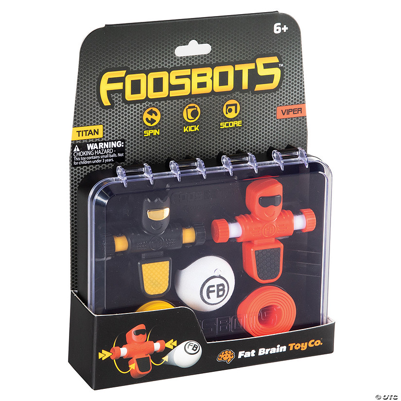 Foosbots On the Go! &amp;#8211; Portable Squeeze-and-Kick Tabletop Fun Image