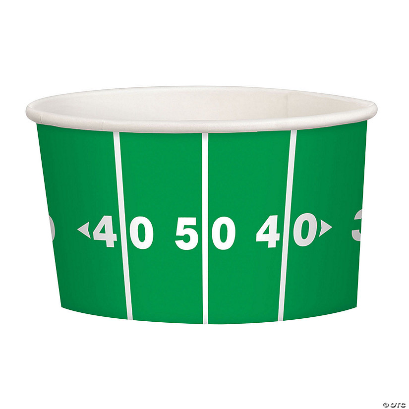 Football Chili Disposable Paper Snack Bowls - 8 Ct. Image