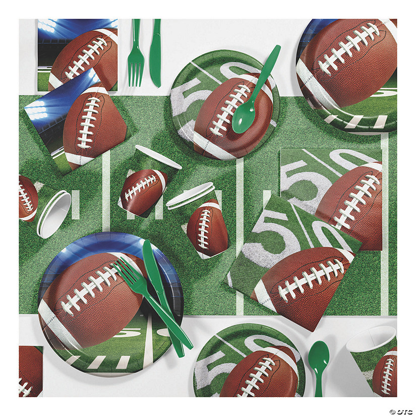 Football Party Supplies Kit For 8 Guests Image