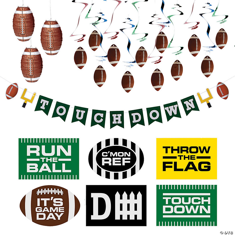 Football Party Touchdown Decorating Kit - 22 Pc. Image
