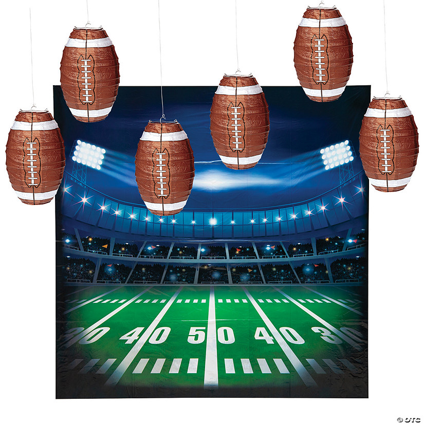 Football Wall Decorating Kit - 7 Pc. Image