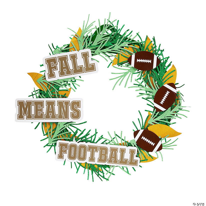 Football Wreath Craft Kit Image