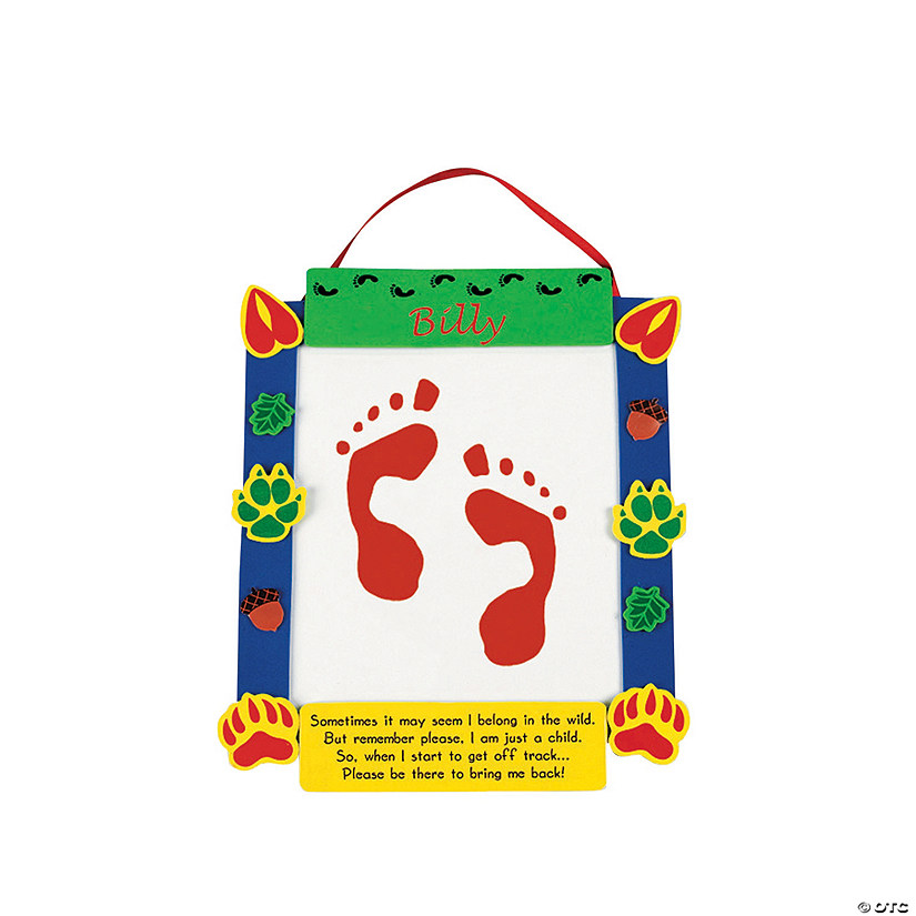 Footprint My Tracks Keepsake Craft Kit Discontinued