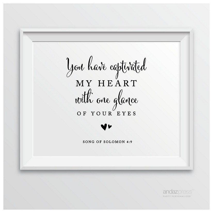Formal Black White Captured Heart Sign Image