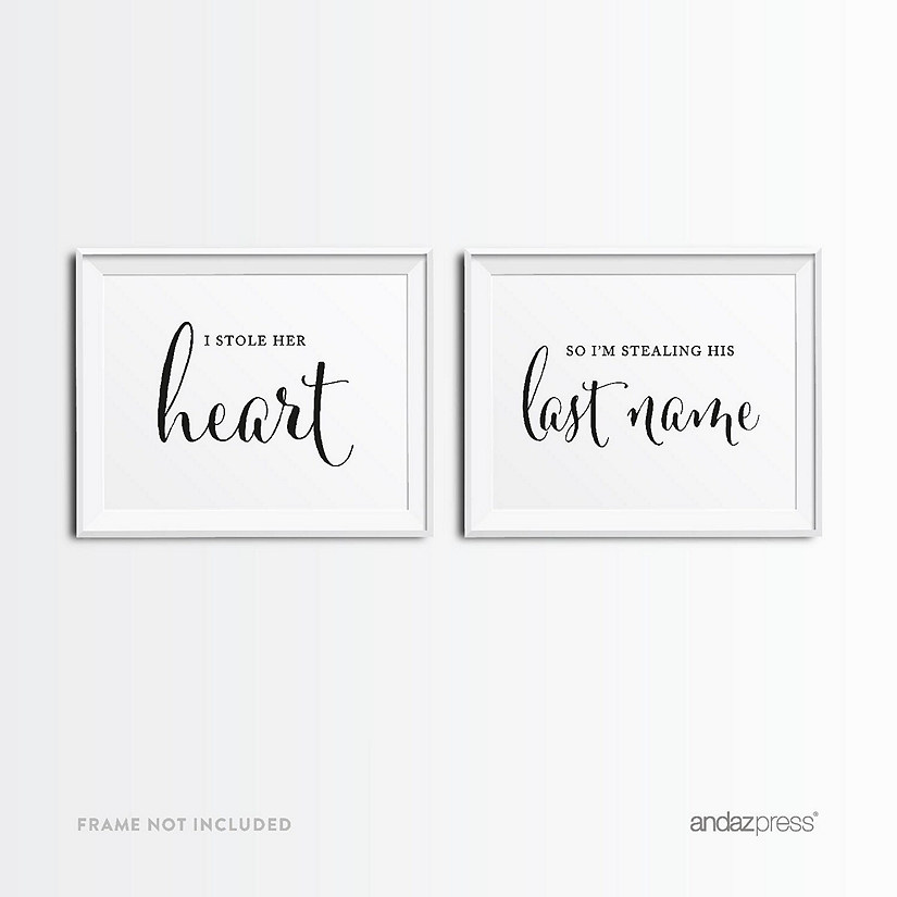 Formal Black White Save Date 8.5x11 Image