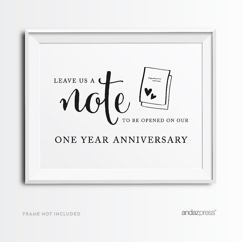 Formal Black White Time Capsule 8.5x11 Image