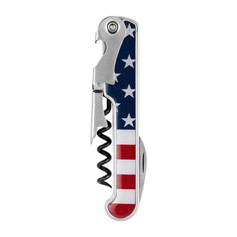 Foster & Rye American Flag Stainless Steel Corkscrew by Foster and Rye Image