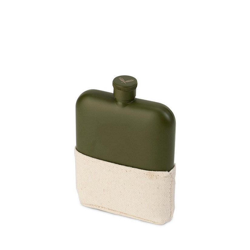 Foster & Rye Matte Army Green Flask by Foster and Rye Image