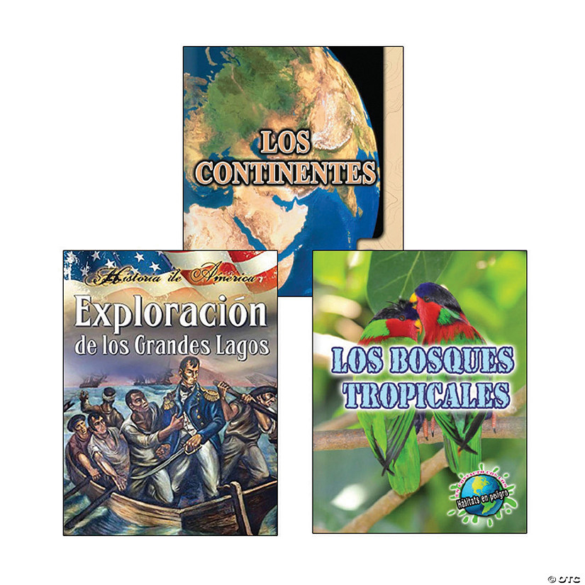 Fourth Grade Spanish Social Studies: Geography Book Set Image