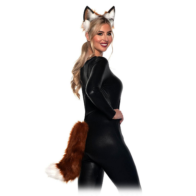 Fox Ears and Tails Adult Costume Set Image