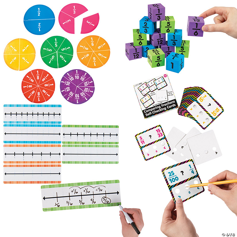 Fractions Learning Kit - 130 Pc. Image