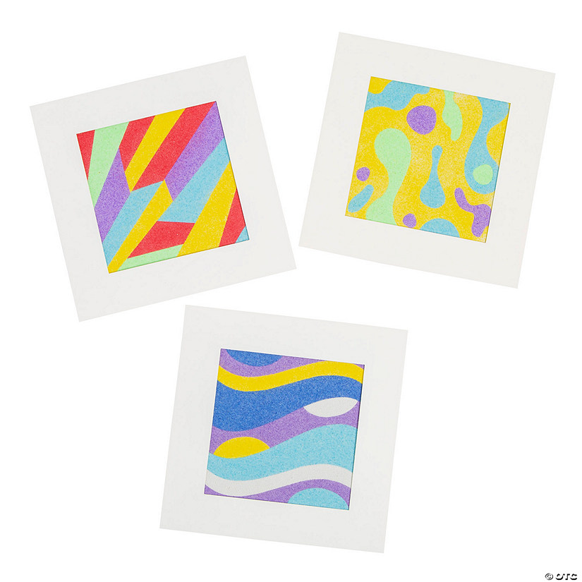 Framed Sand Art Sheet Craft Kit Makes 12