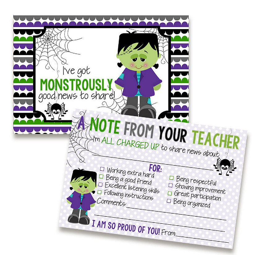 Frankenstein Teacher Mail for Students by AmandaCreation 30ct Image