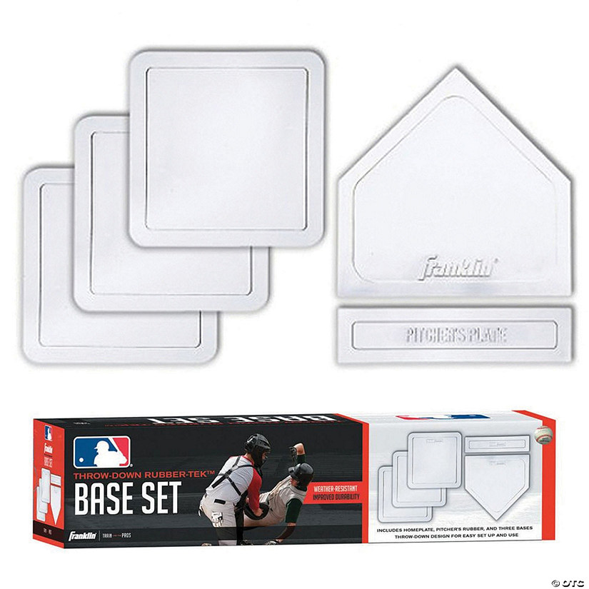 Franklin MLB Throw Down 5-Piece Rubber Base Set Image