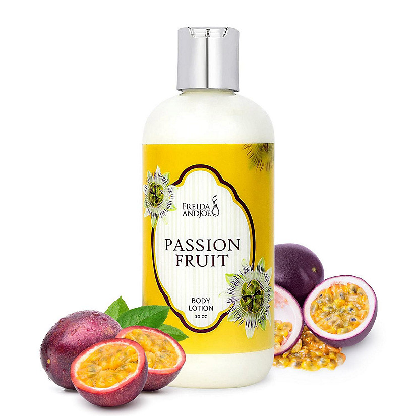 Freida and Joe Passion Fruit Firming Fragrance Body Lotion in 10oz Bottle Image