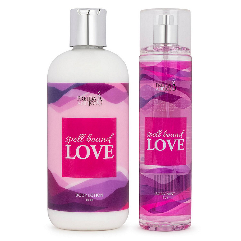 Freida and Joe Spell Bound Love Fragrance 10oz Body Lotion and 8oz Body Mist Spray Set Image