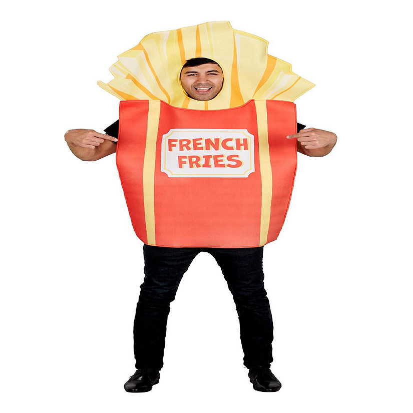 French Fries Adult Costume  One Size Image