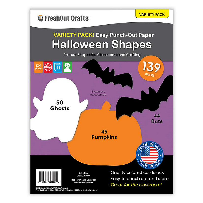 FreshCut Crafts Halloween Shape Cutouts Image