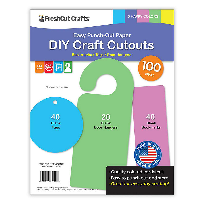 FreshCut Crafts Happy DIY Crafting Essentials Cutouts Image