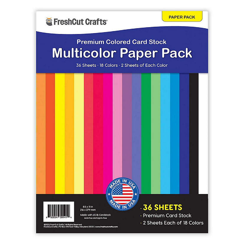 FreshCut Crafts Multicolor Cardstock Paper Image