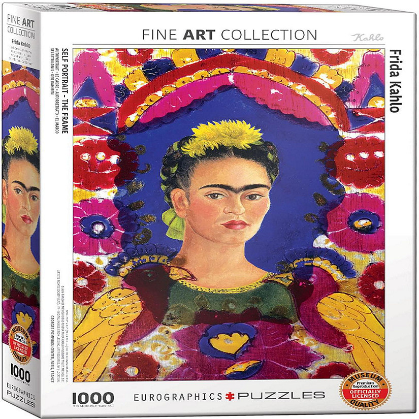 Frida Kahlo Self Portrait 1000 Piece Jigsaw Puzzle Image