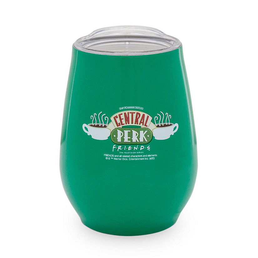Friends Central Perk Double-Walled Stainless Steel Wine Tumbler  10 Ounces Image