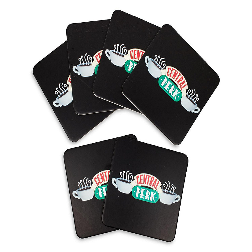 Friends Central Perk Logo Paper Drink Coasters  Set of 6 Image
