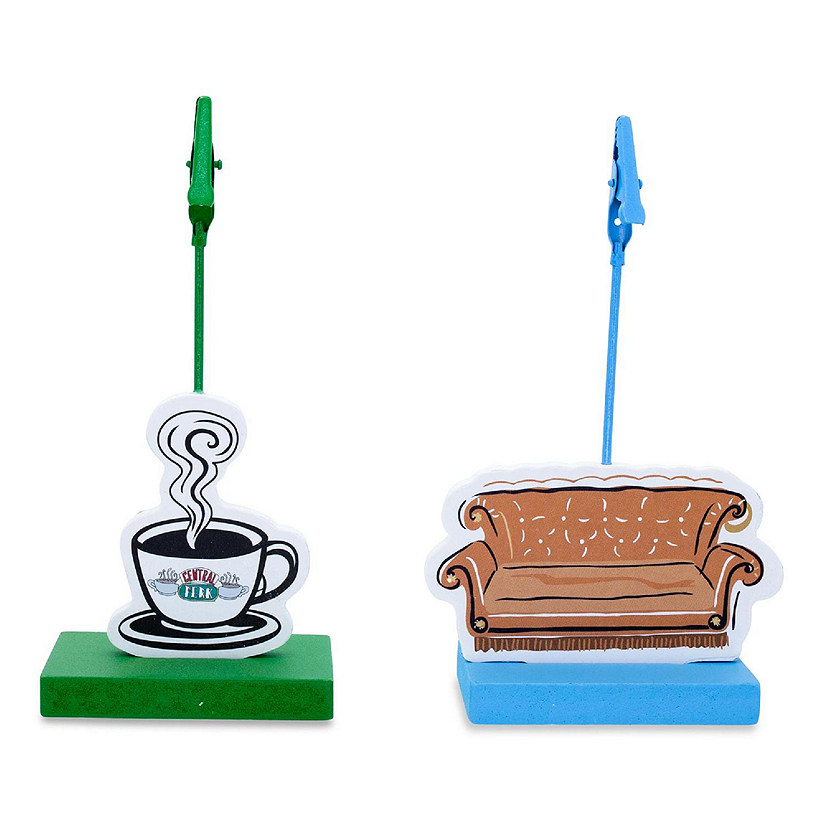 Friends Central Perk Standing Photo Clip Holders  Set of 2 Image