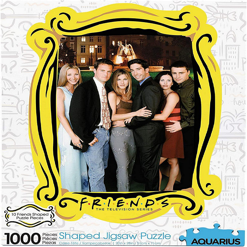 Friends Water Fountain 1000 Piece Jigsaw Puzzle Image